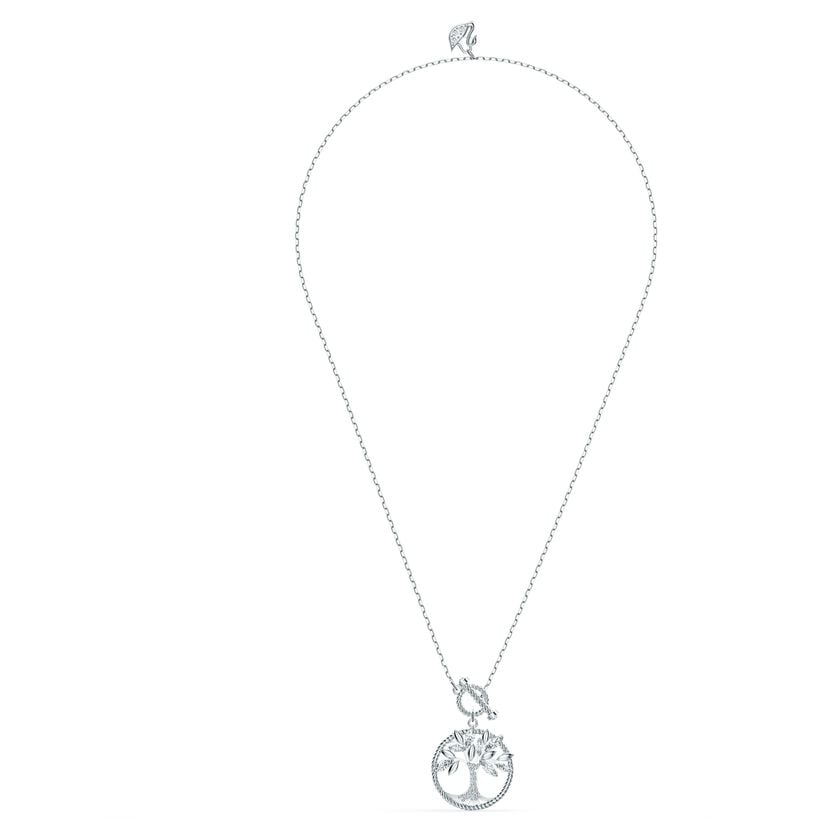 Swarovski Symbolic Tree of Life Necklace White, Rhodium plated 5521463