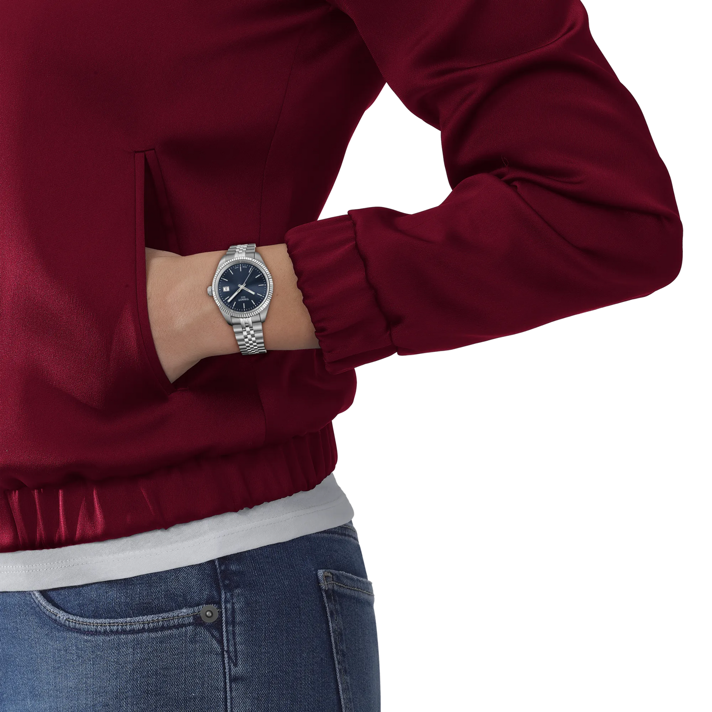 Tissot Ballade 34mm Blue Dial T156.210.11.041.00 T1562101104100