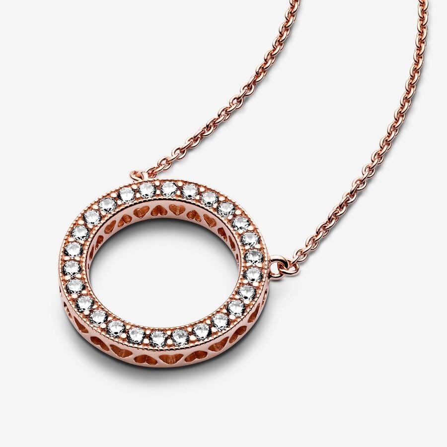 Circle of Sparkle Necklace 580515CZ-45