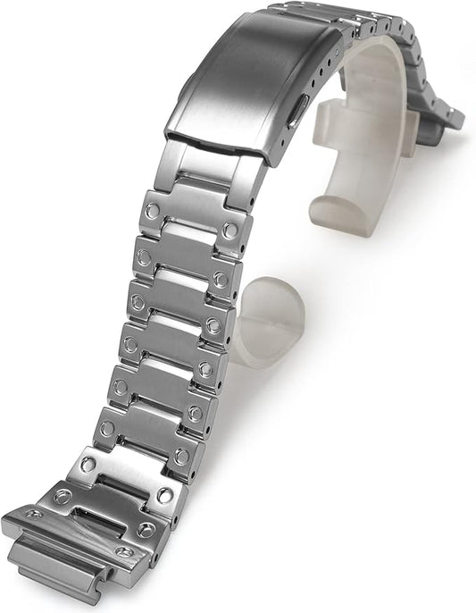 GBM2100 Compatible Solid Stainless Steel 316L Quick Release Watchband (Fit for Casio G-SHOCK GBM2100 GM2100 GA2100)