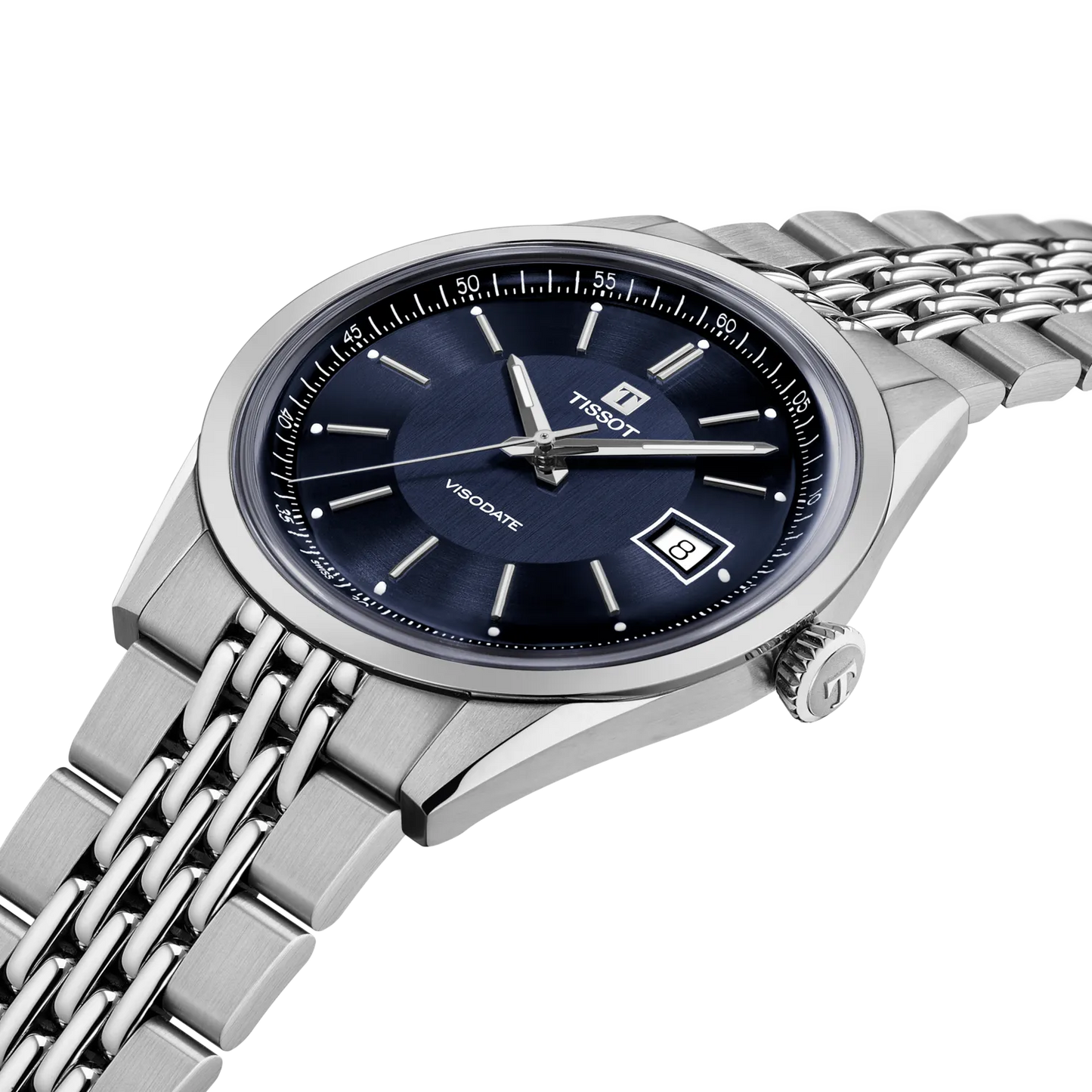 Tissot Visodate 39mm Blue Dial T157.407.11.041.00 T1574071104100