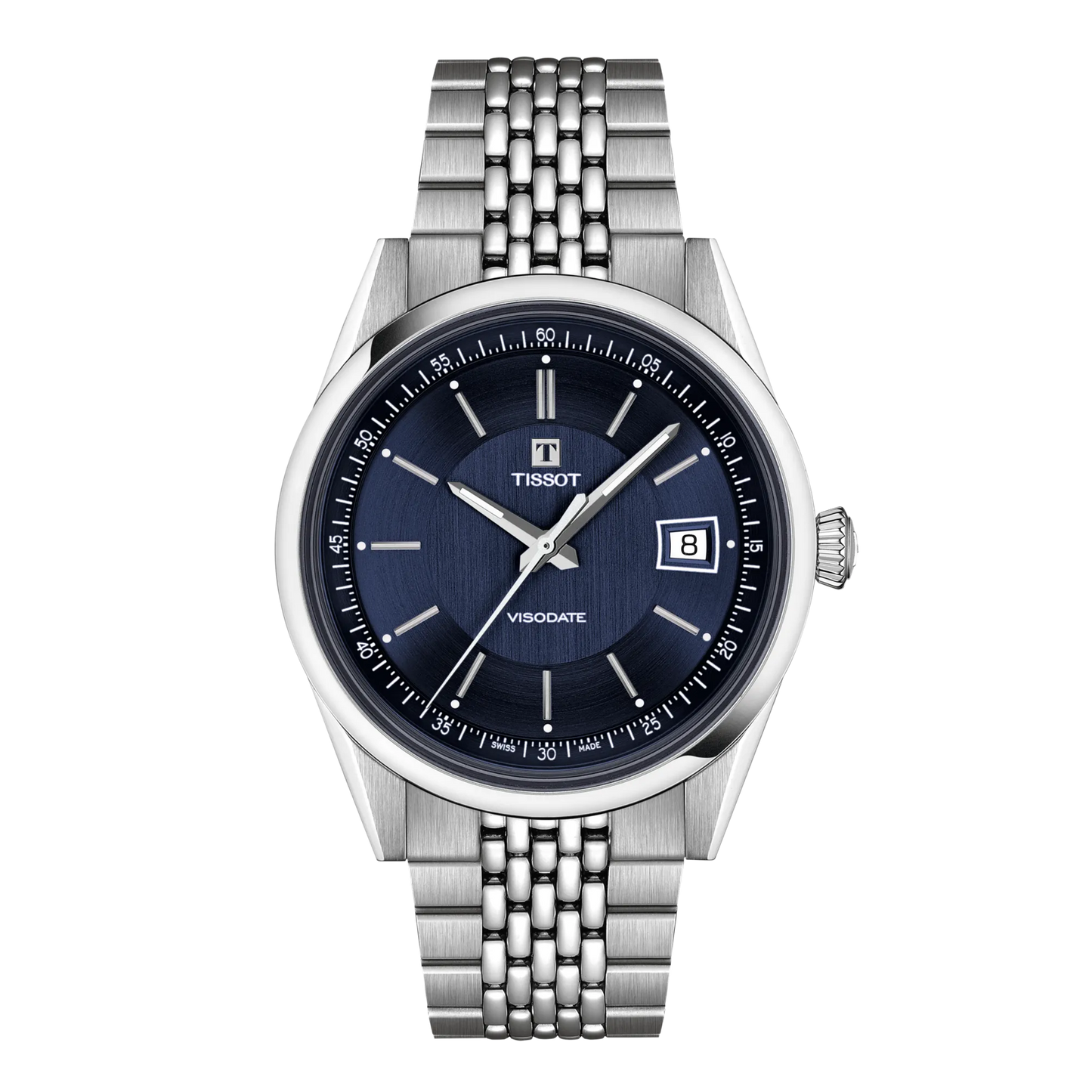 Tissot Visodate 39mm Blue Dial T157.407.11.041.00 T1574071104100