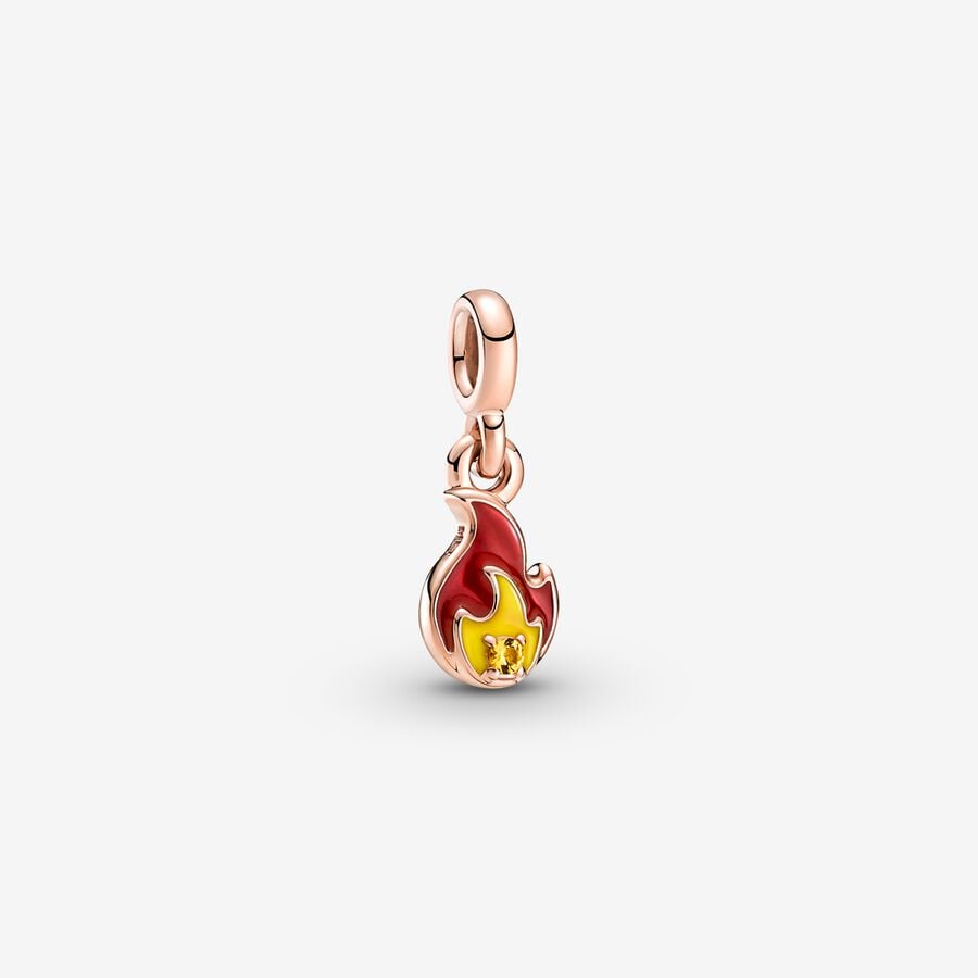 Pandora ME Burning Flame Mini Dangle Charm 789690C01