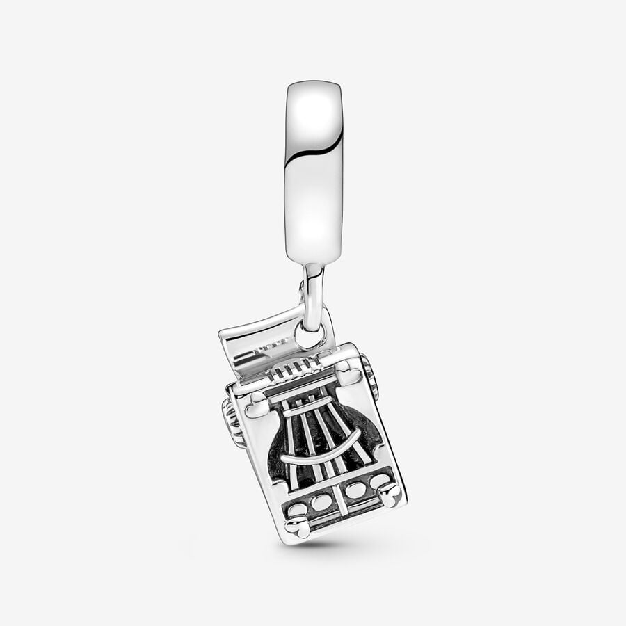 PANDORA 790069C01 Typewriter Dangle Charm