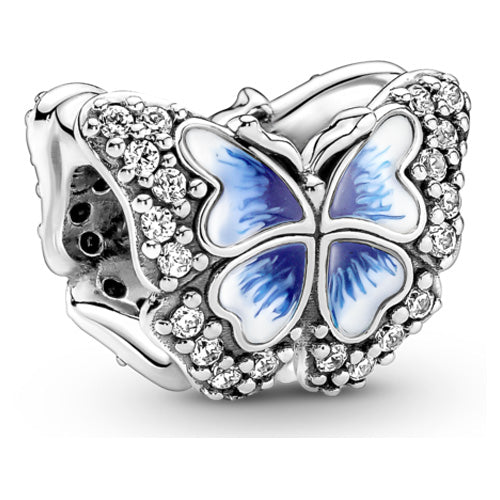 PANDORA 790761C01 Blue Butterfly Charm