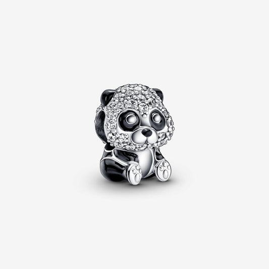 PANDORA 790771C01 Sparkling Cute Panda Charm