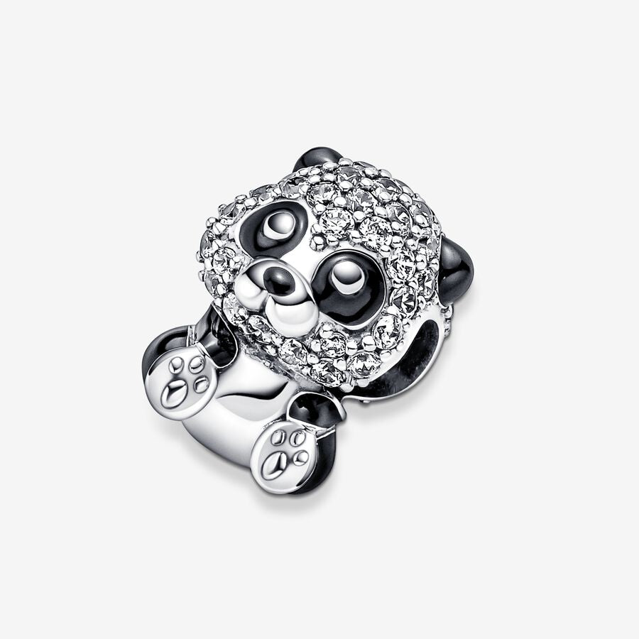 PANDORA 790771C01 Sparkling Cute Panda Charm