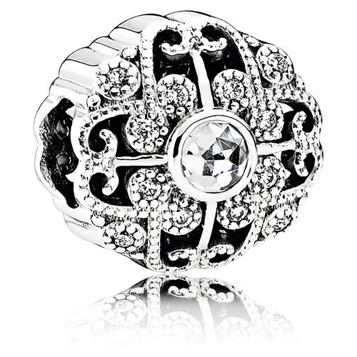 PANDORA Fairytale Bloom Charm 791961CZ