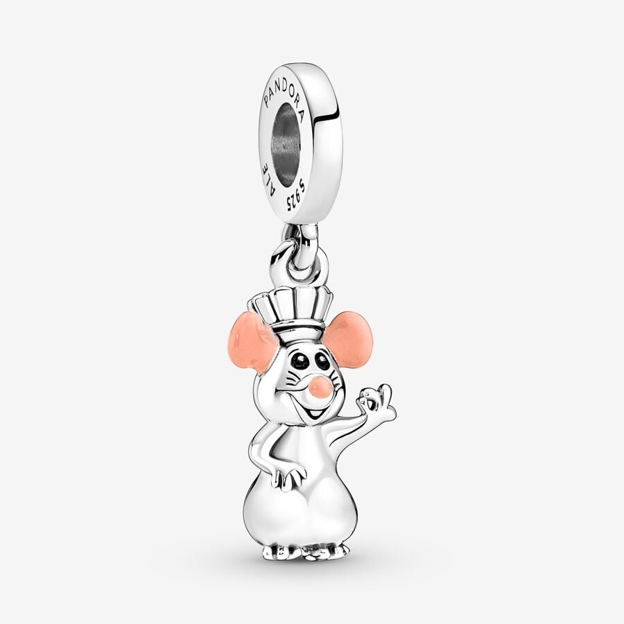 PANDORA 792029C01 Disney Pixar Remy Dangle Charm