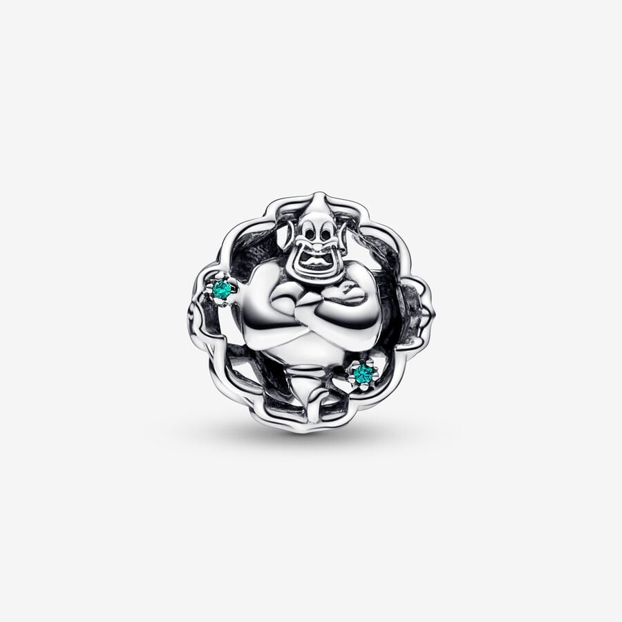 PANDORA 792349C01 Disney Aladdin, Princess Jasmine & Genie Glow-in-the-dark Charm