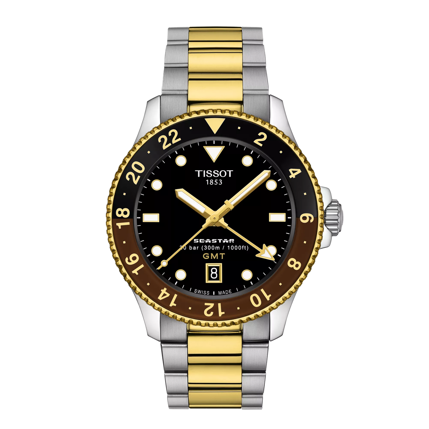 Tissot Seastar 1000 GMT 40mm T120.852.22.051.00 T1208522205100