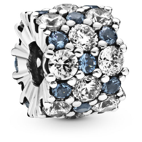 PANDORA Blue and Clear Sparkle Charm 798487C02