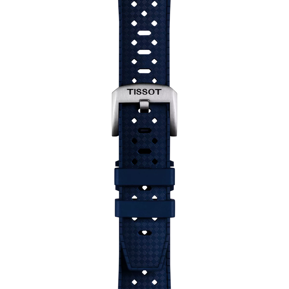 Tissot Official Blue Rubber Strap Lugs 20 mm T852.049.963 T852049963
