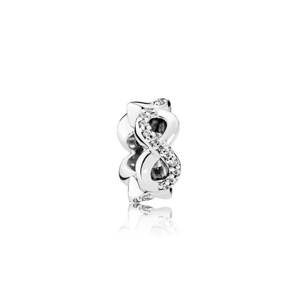 PANDORA 792101CZ Sparkling Infinity Spacer Charm