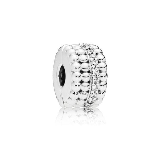 PANDORA 797520CZ BEADED CLIP CHARM