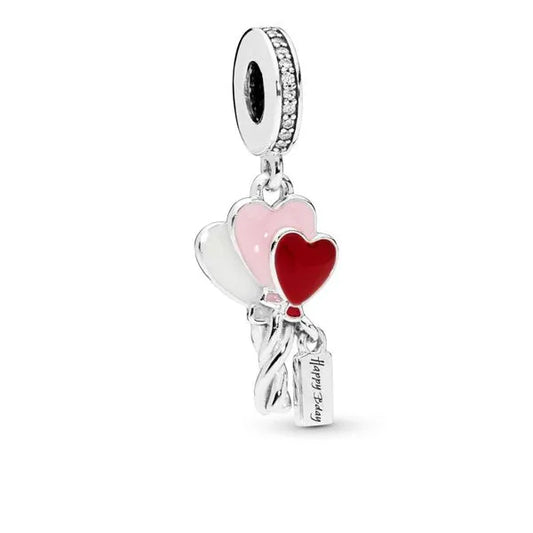Happy Bday Balloon Dangle Charm 798076CZ