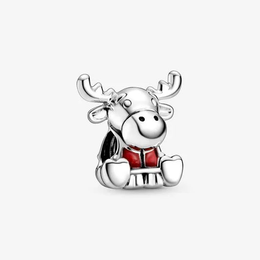 PANDORA 798931C01 CANADA MOOSE MAPLE CHARM