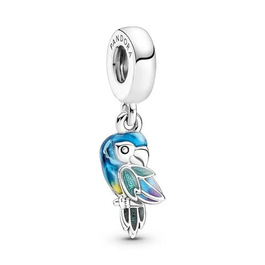 PANDORA 791679C01 Parrot Sterling Silver Dangle