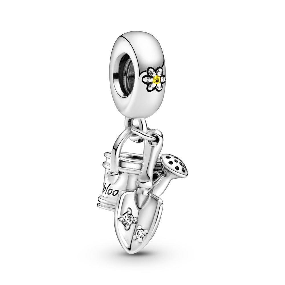 PANDORA 799359C01 Watering Can And Trowel Charm