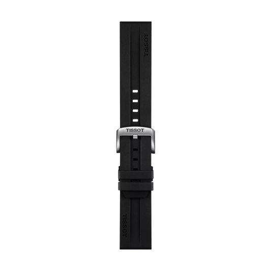 Tissot Official Black Rubber Strap Lugs 22 mm T852.047.708 T852047708