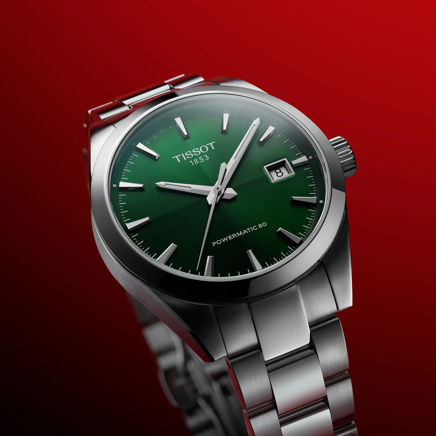 Tissot Gentleman 38mm Green T165.807.11.091.00 T1658071109100