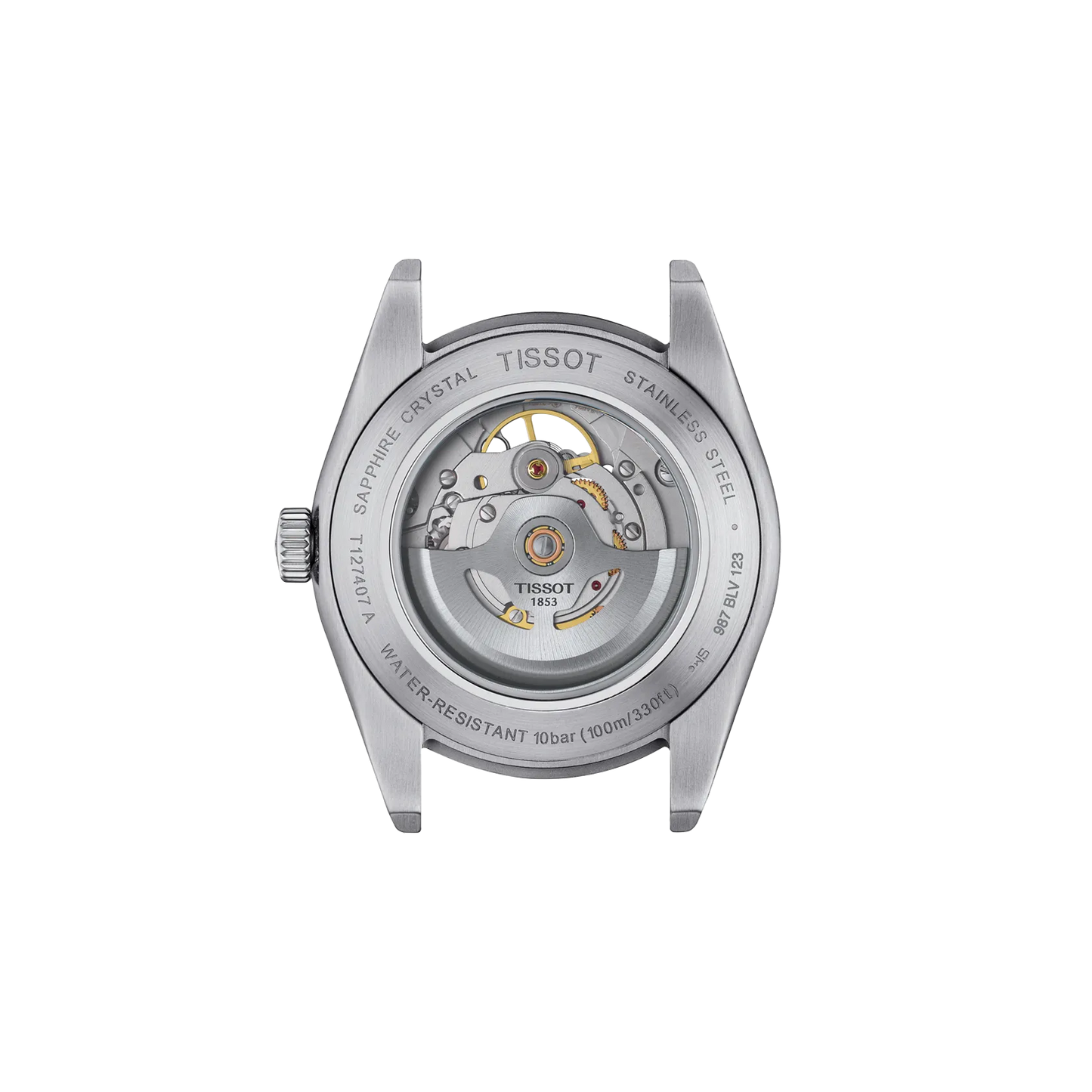 Tissot Gentleman Open Heart Rhodium Dial 40mm T127.407.11.081.00 T1274071108100