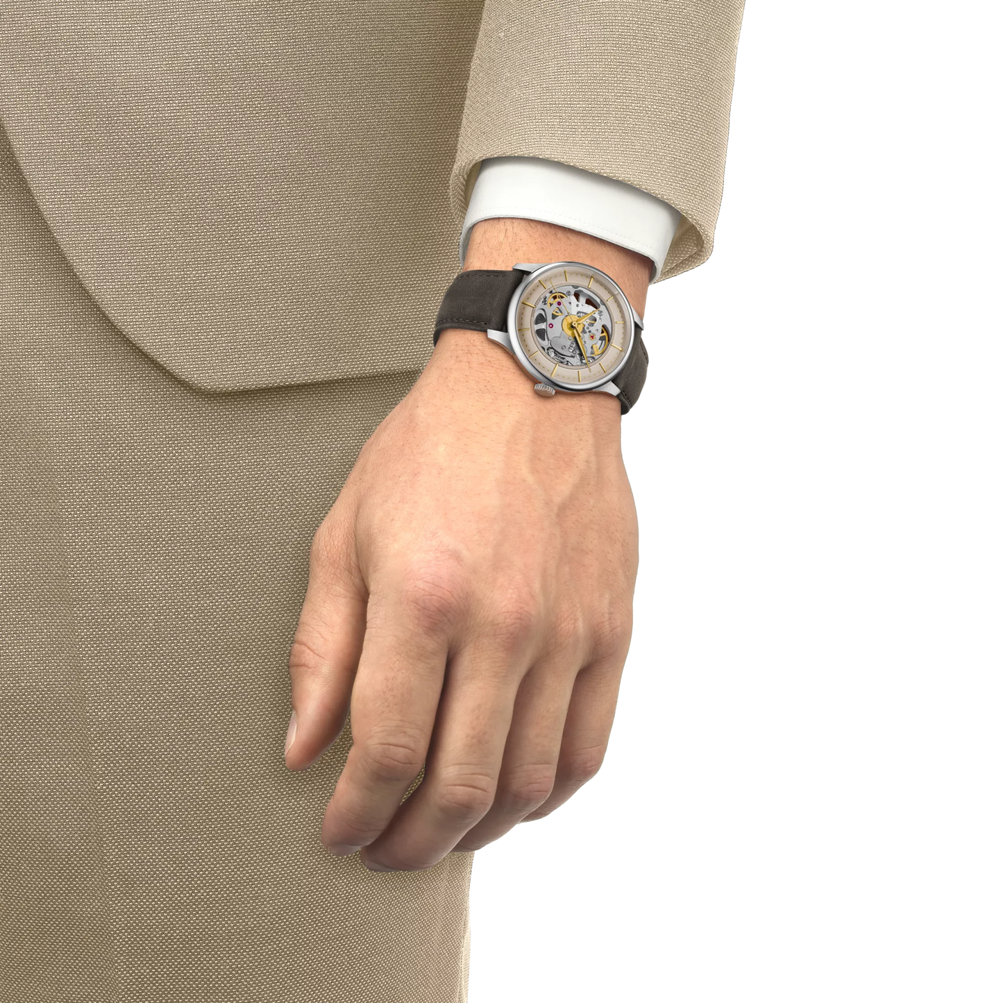 Tissot Chemin Des Tourelles Skeleton 39mm T139.836.16.261.00 T1398361626100