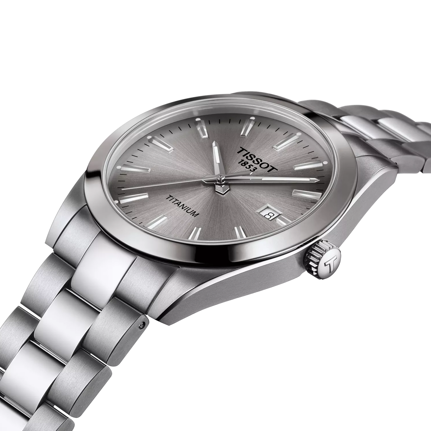 Tissot Gentleman 40mm Titanium Grey Dial T127.410.44.081.00 T1274104408100