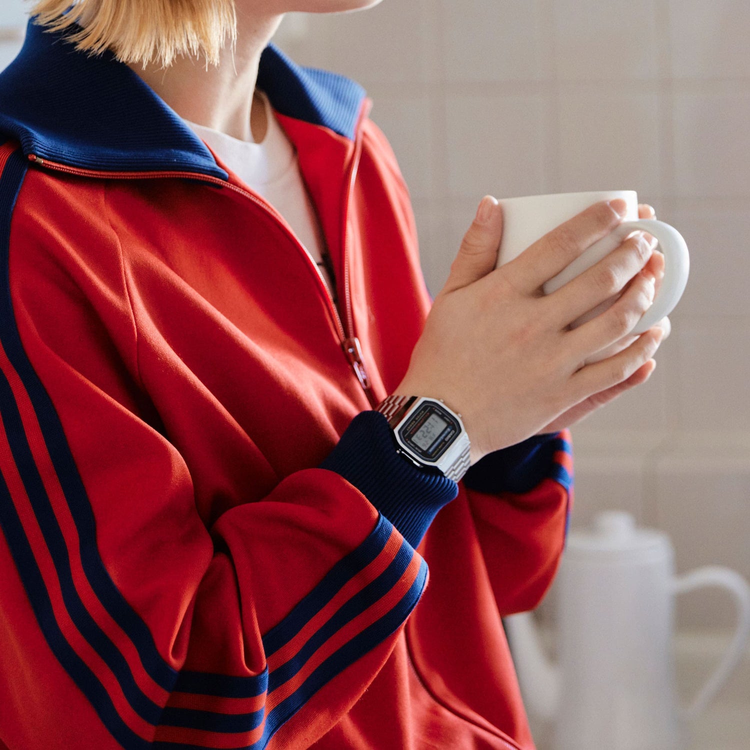 Casio Men's Electro Luminescence Digital Bracelet Watch A168W-1