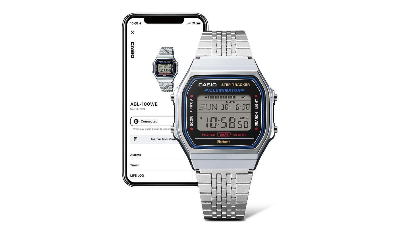 Casio Vintage Bluetooth Watch Blue ABL-100WE-2A ABL100WE-2A