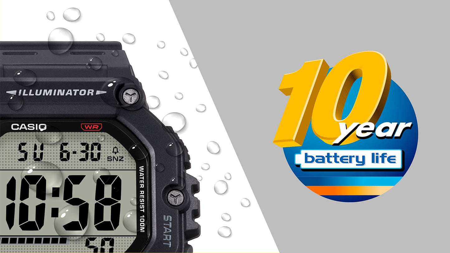 CASIO Digital Watch AE-1600H-5AV AE1600H-5A