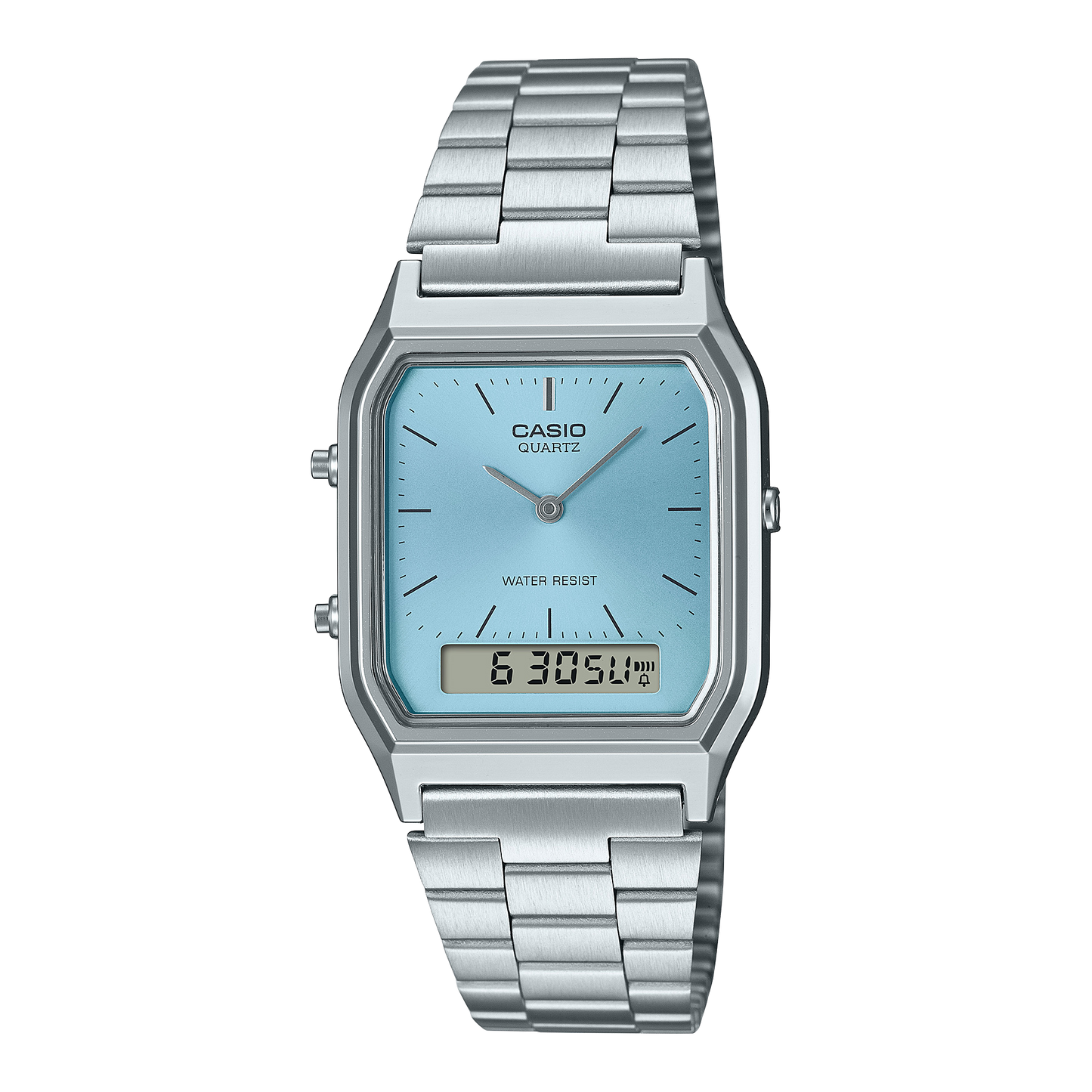 CASIO VINTAGE AQ230A-2A1 LIGHT BLUE DIAL AQ-230A-2A1MQY