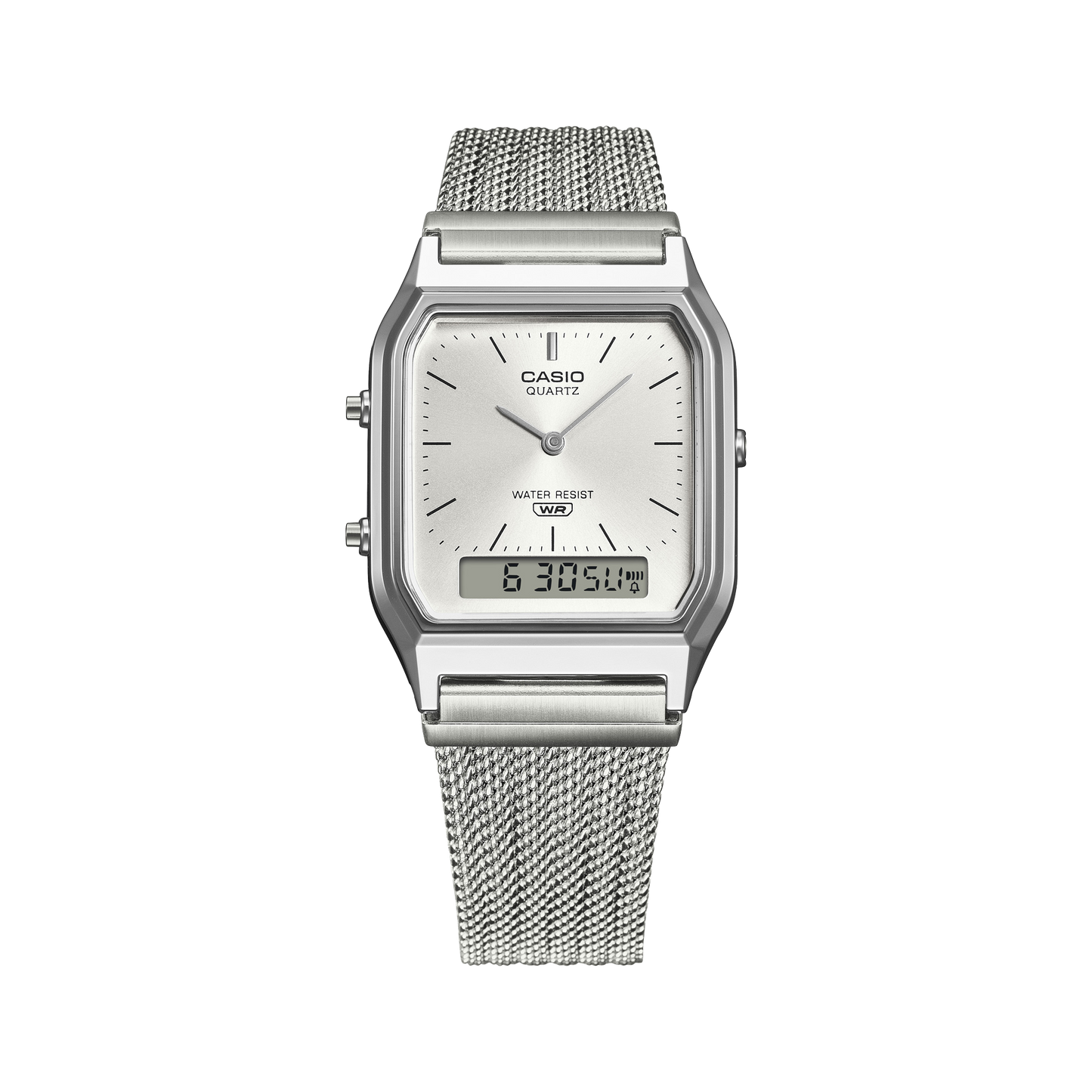 CASIO VINTAGE AQ-230EM-7A AQ230EM-7A Silver