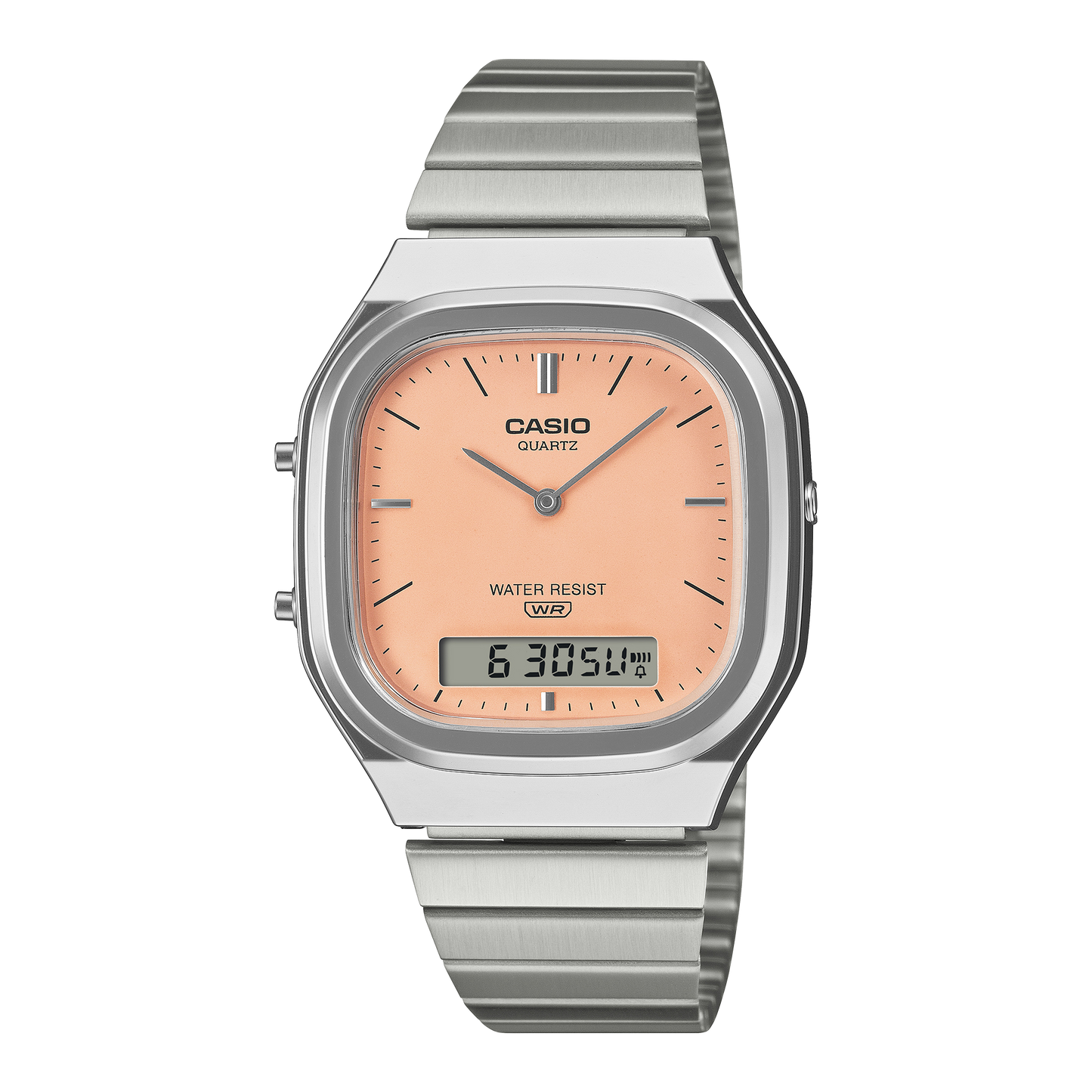 Casio Vintage Analog-Digital Watch Pink Dial AQ-240E-4A AQ240E-4A