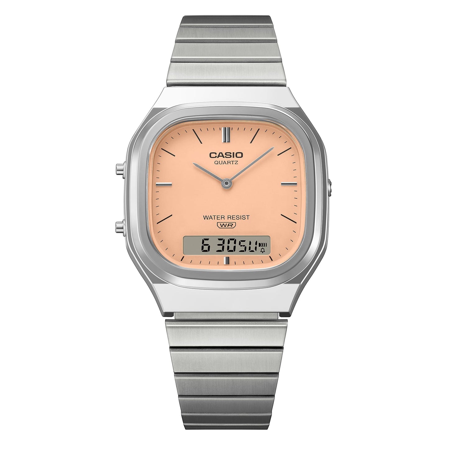 Casio Vintage Analog-Digital Watch Pink Dial AQ-240E-4A AQ240E-4A