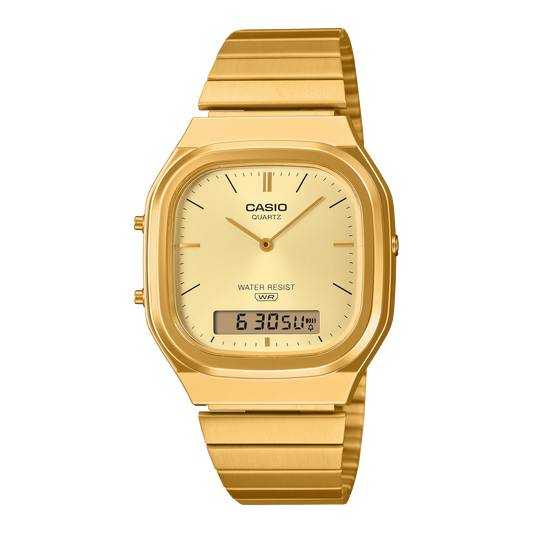 CASIO VINTAGE Gold Dial AQ240EG-9A AQ-240EG-9A