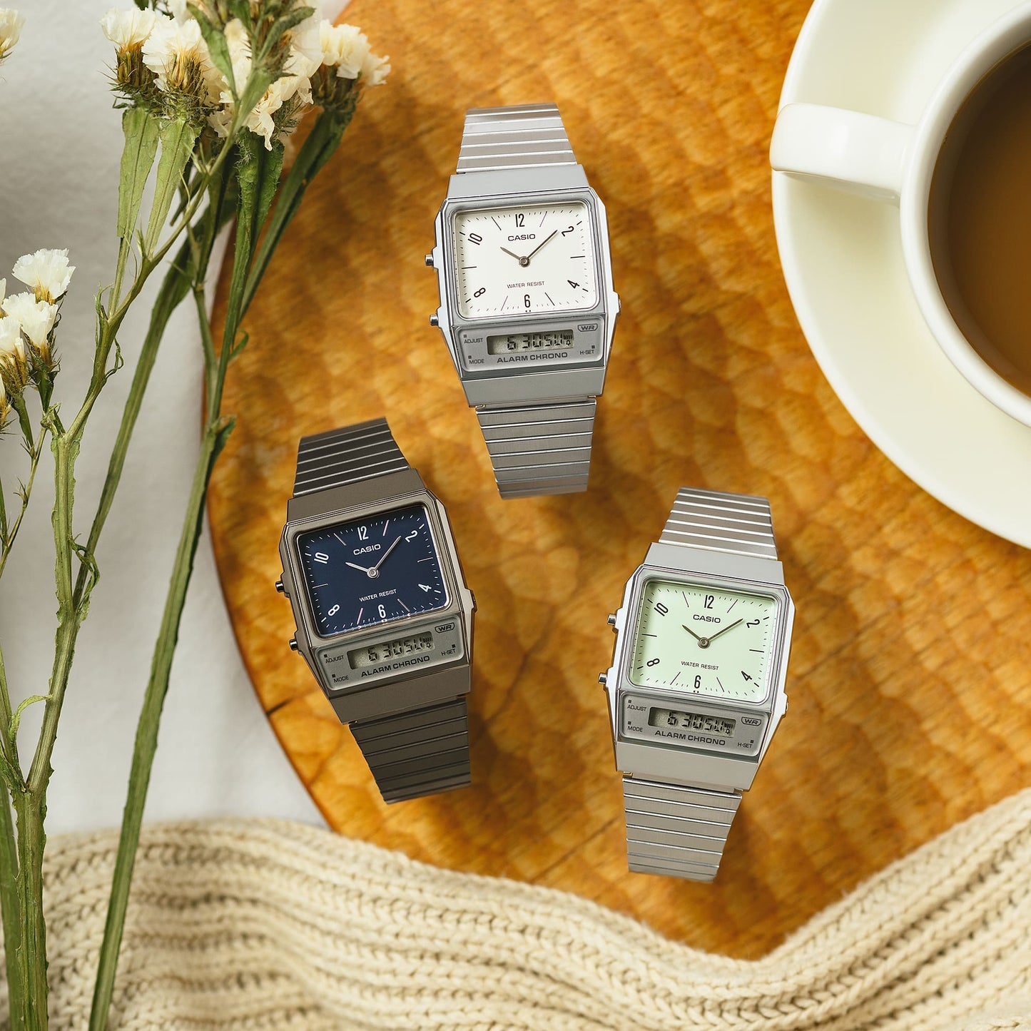 CASIO VINTAGE Watch Stainless AQ-800E-3A AQ800E-3AVT