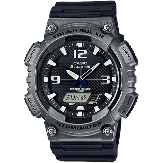 CASIO Analog-Digital Combination Solar Watch AQS810W-1A4V