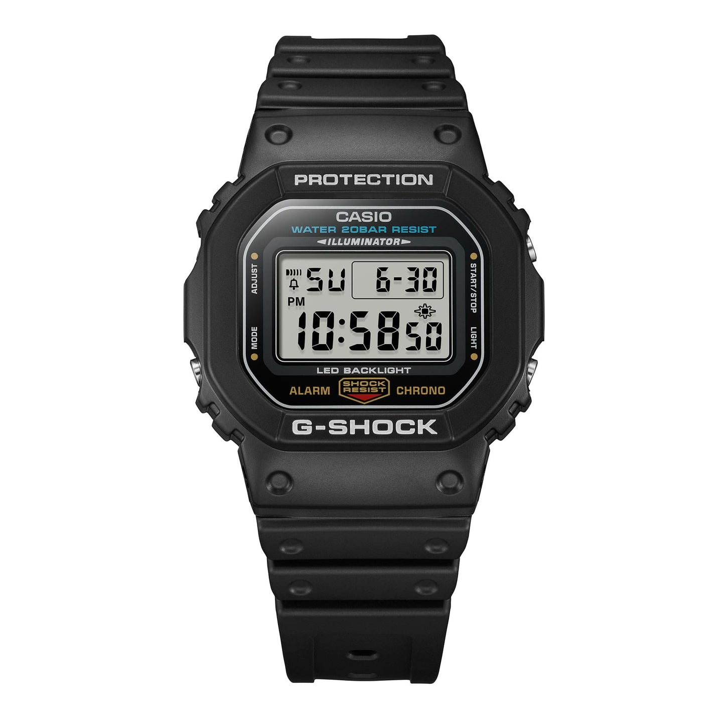 CASIO G-SHOCK DIGITAL 5600 SERIES DW-5600UE-1  DW5600UE-1V (Updated Module)