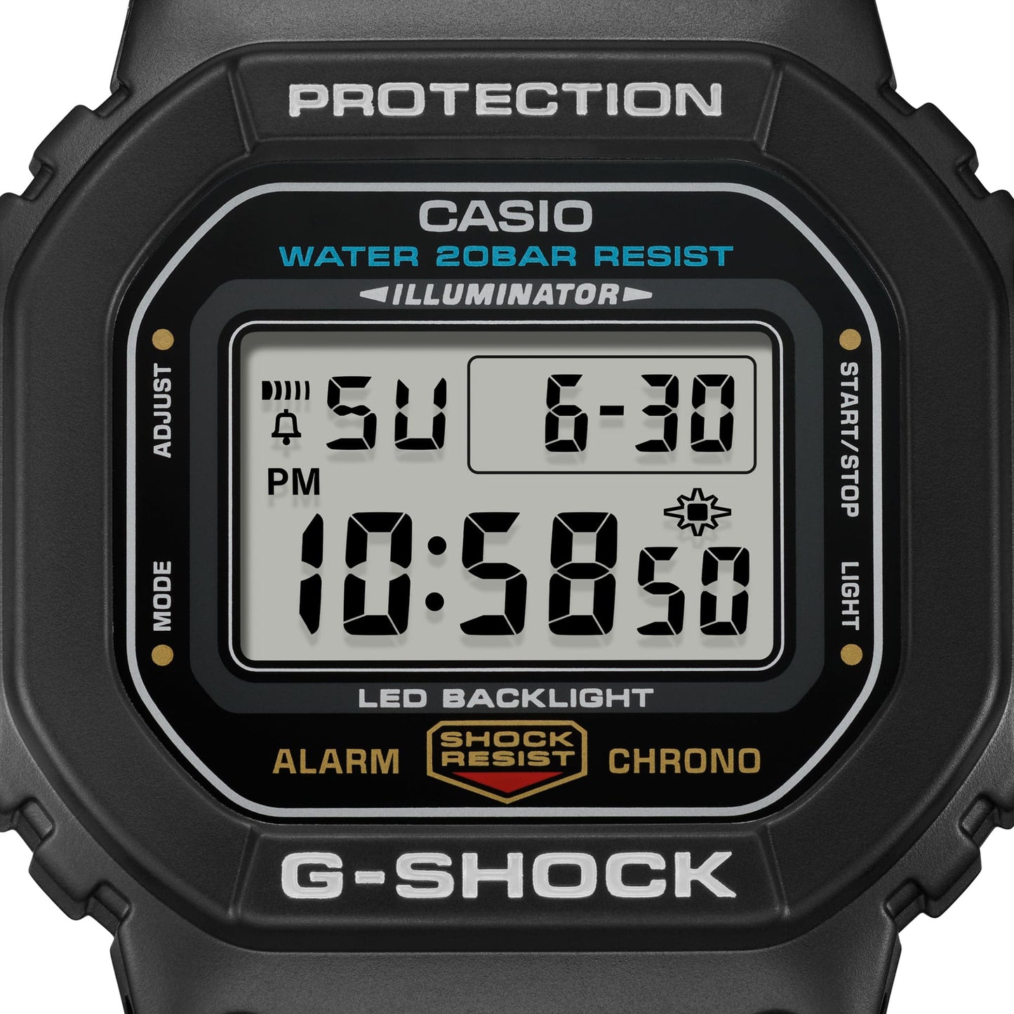 CASIO G-SHOCK DIGITAL 5600 SERIES DW-5600UE-1  DW5600UE-1V (Updated Module)