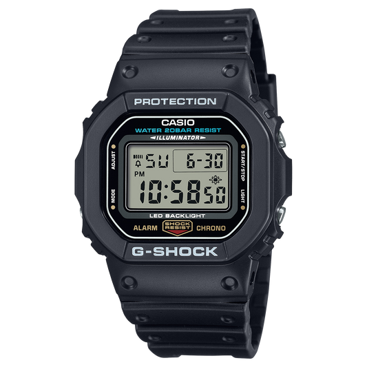 CASIO G-SHOCK CLASSIC DIGITAL WATCH DW5600E-1V DW-5600E-1V