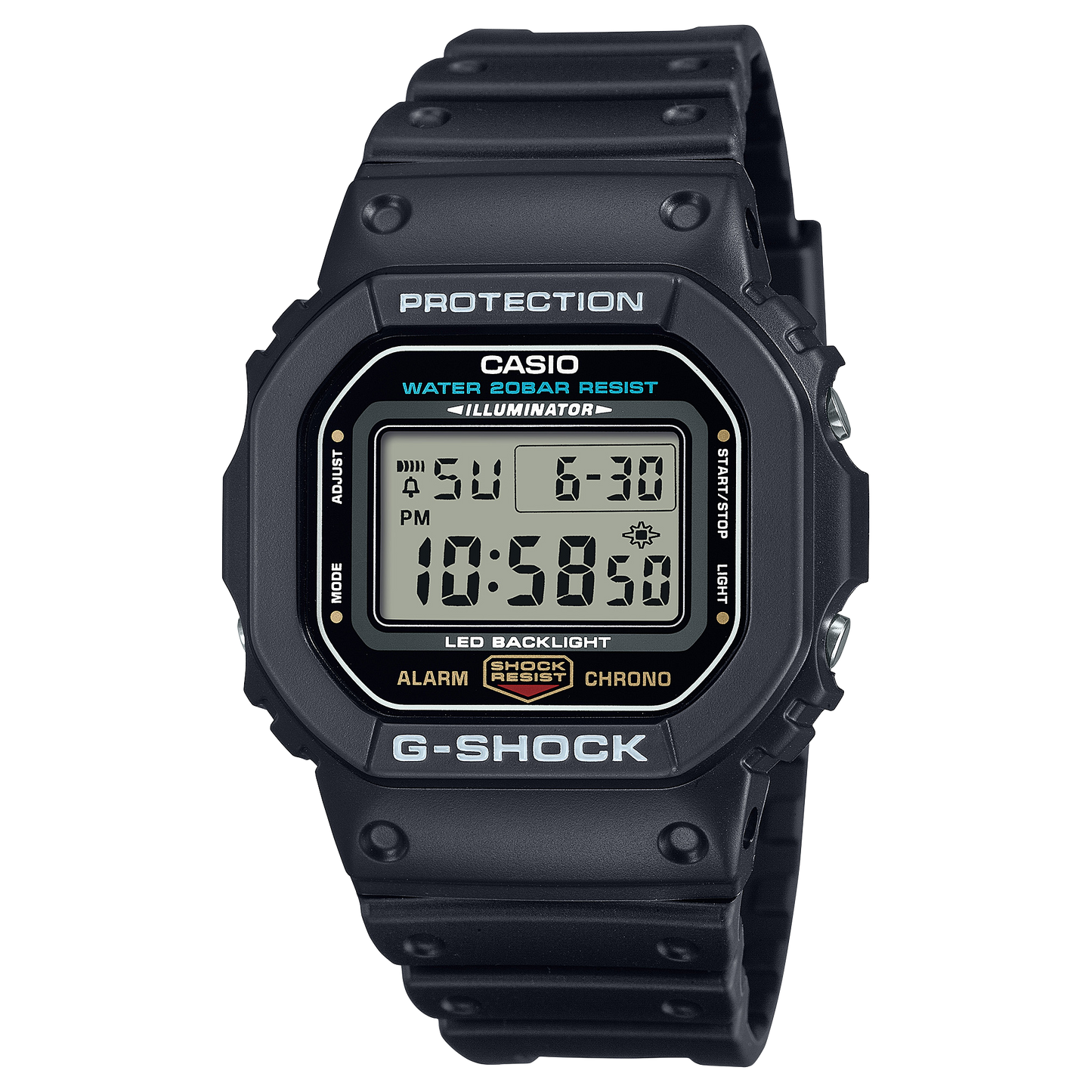 CASIO G-SHOCK DIGITAL 5600 SERIES DW-5600UE-1  DW5600UE-1V (Updated Module)