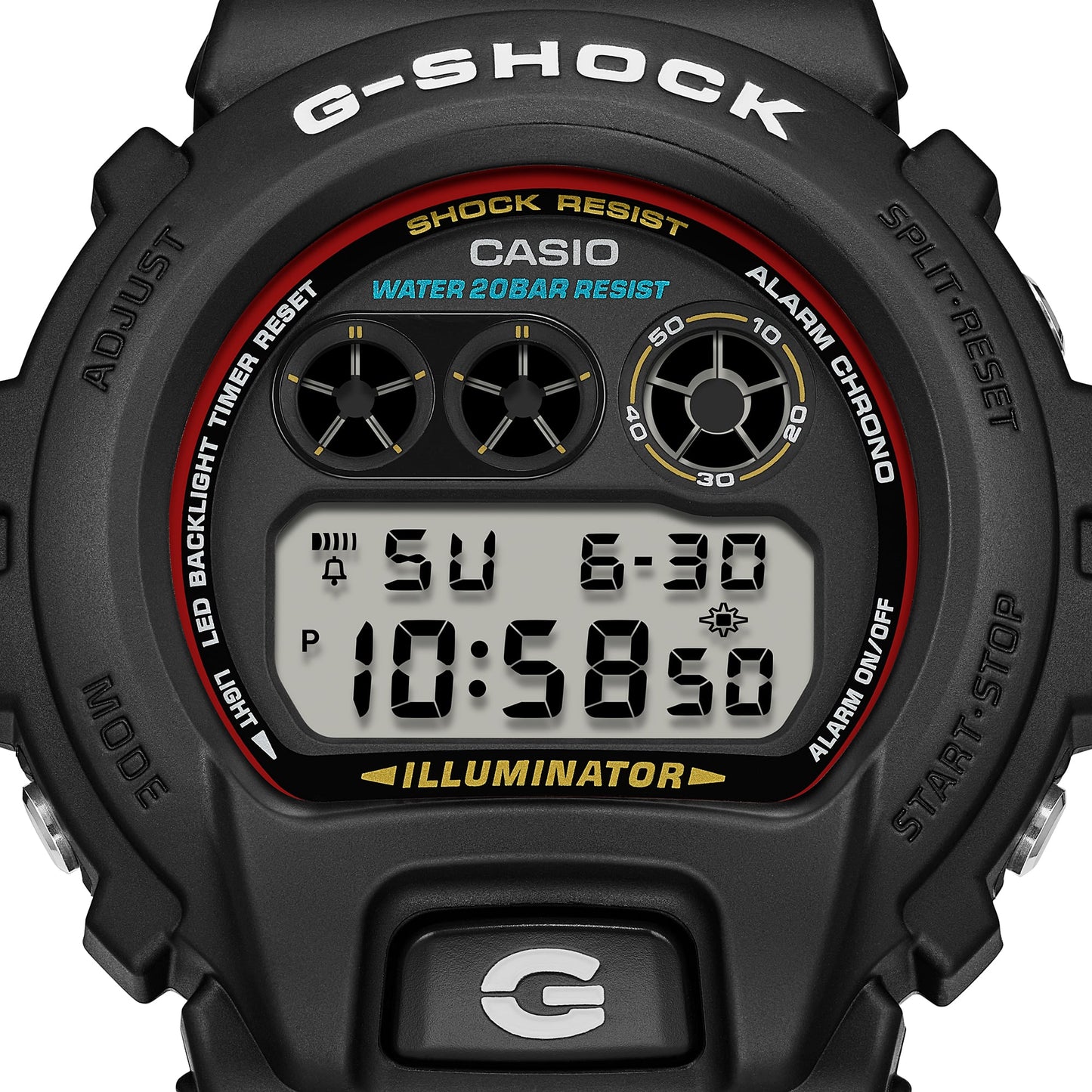 CASIO G-SHOCK DIGITAL 6900 SERIES DW-6900RL-1 DW6900RL-1