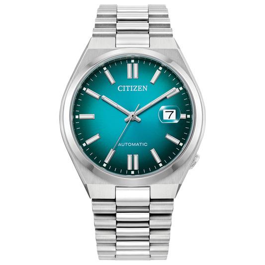 Citizen Automatic NJ0151-53X "TSUYOSA” Collection Teal Dial Stainless Steel Bracelet