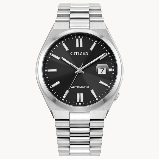 Citizen Automatic NJ0150-56E "TSUYOSA” Collection Black Dial Stainless Steel Bracelet
