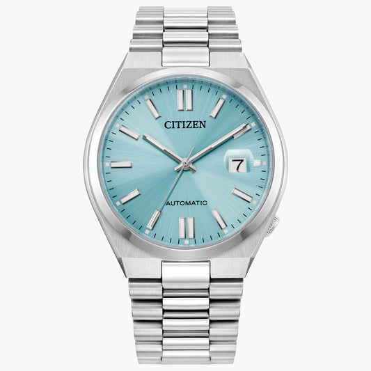 Citizen Automatic NJ0151-53M "TSUYOSA” Collection Light Blue Dial Stainless Steel Bracelet