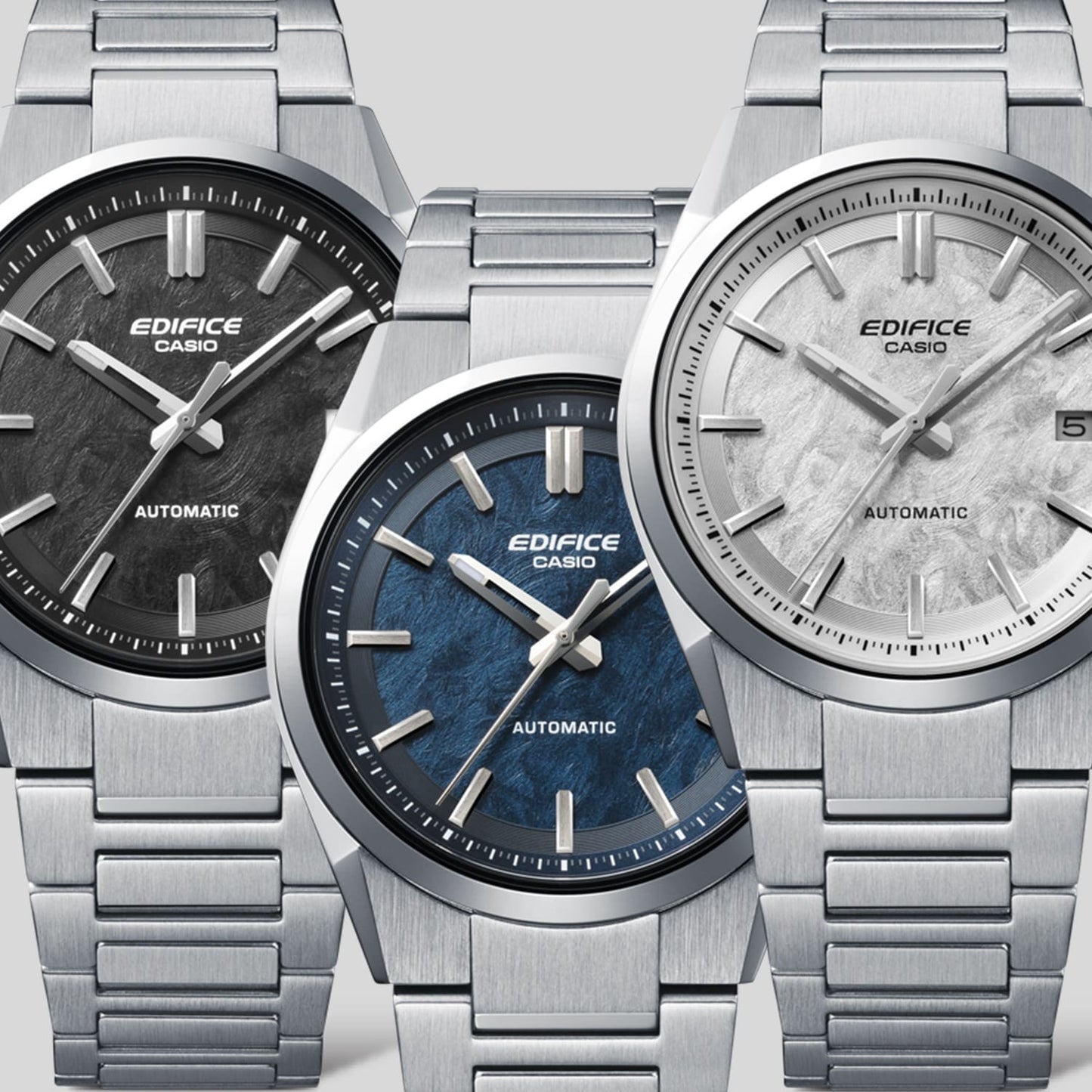 Casio EFK110D-1A Automatic Watch Black Dial EFK-110D-1A