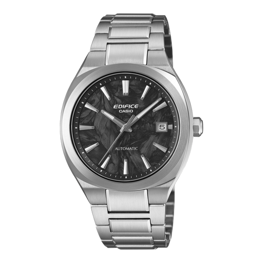 Casio Automatic Watch Forged Carbon Black Dial EFK-200CD-1A EFK200CD-1A