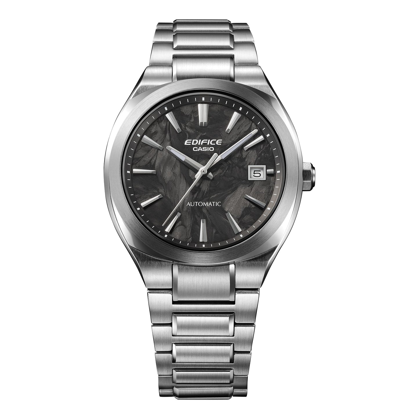 Casio Automatic Watch Forged Carbon Black Dial EFK-200CD-1A EFK200CD-1A