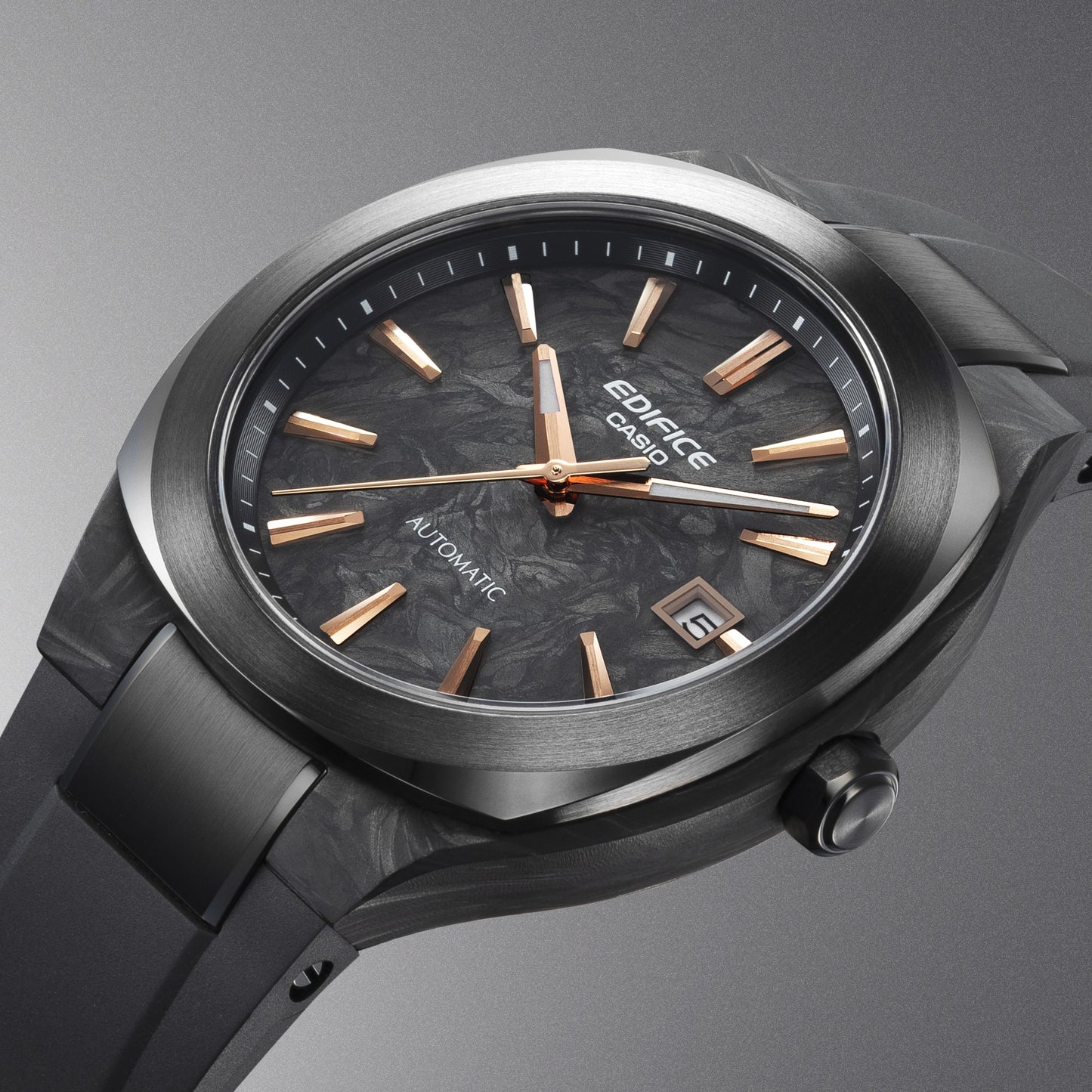 Casio Automatic Watch Forged Carbon Case / Dial EFK-200XPB-1A EFK200XPB-1